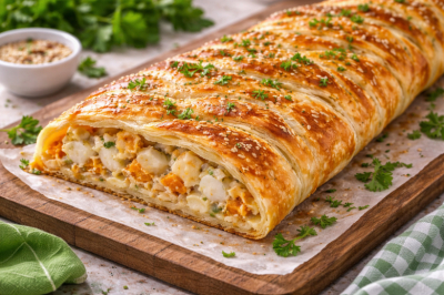 Вкусный рыбный пирог: берем минтай и пачку теста &mdash; простота и вкуснота