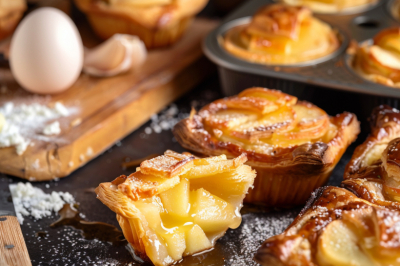 Маффины &laquo;ленивые, но вау какие&raquo;: слоеное тесто + яблоки &mdash; и десерт как из пекарни