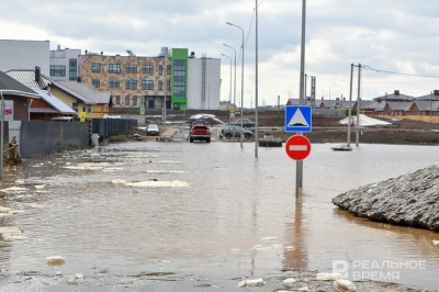 В Казани назвали районы, где ожидается самый интенсивный паводок