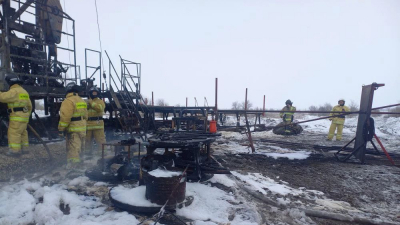 Пожар произошел на нефтяной скважине в Самарской области: есть пострадавшие