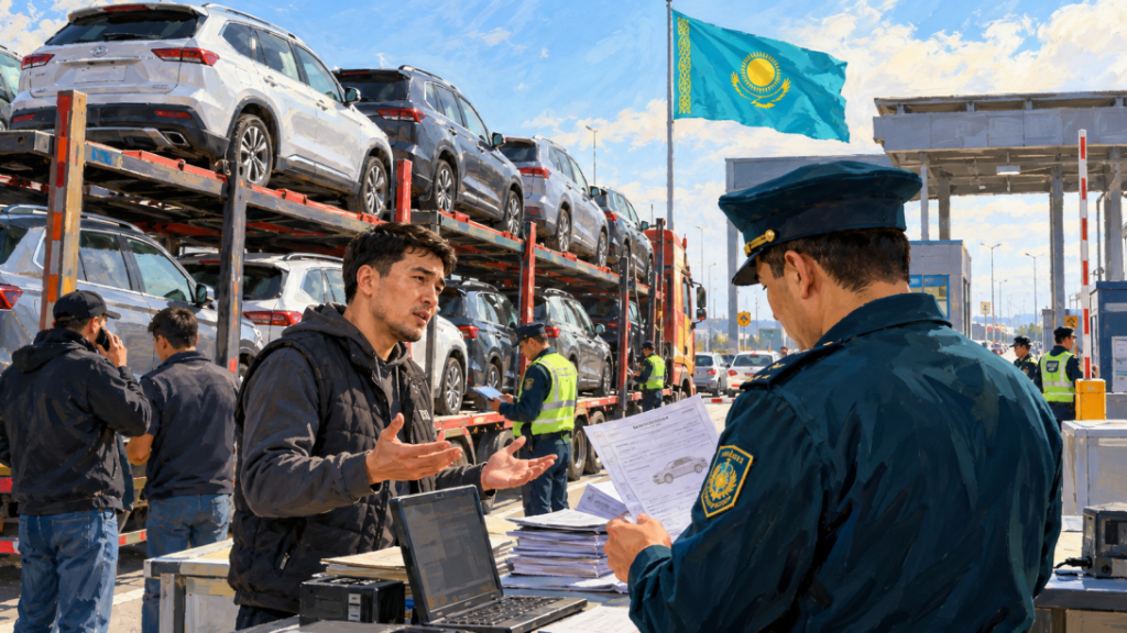 Серый рынок авто в Казахстане столкнулся с жёстким контролем ввоза