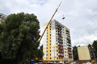 Названы сроки завершения ремонта дома в Нижнекамске, поврежденного при налете БПЛА