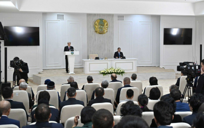 О чём говорил глава государства на встрече с общественностью Жамбылской области