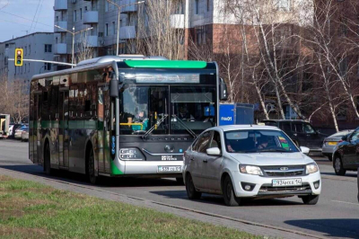 Автобусы временно не останавливаются у мечети "Хазрет Султан" в Астане