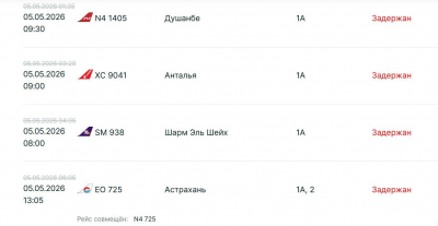 Из-за ограничения полетов в аэропорту Казани задерживаются рейсы