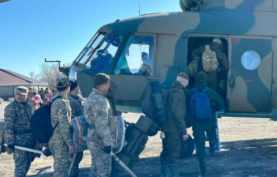 Военнослужащих привлекли к спасательной операции в Актюбинской области