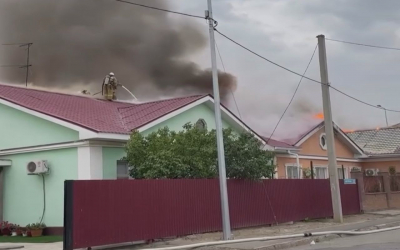 В Сарыкамысе ликвидирован пожар